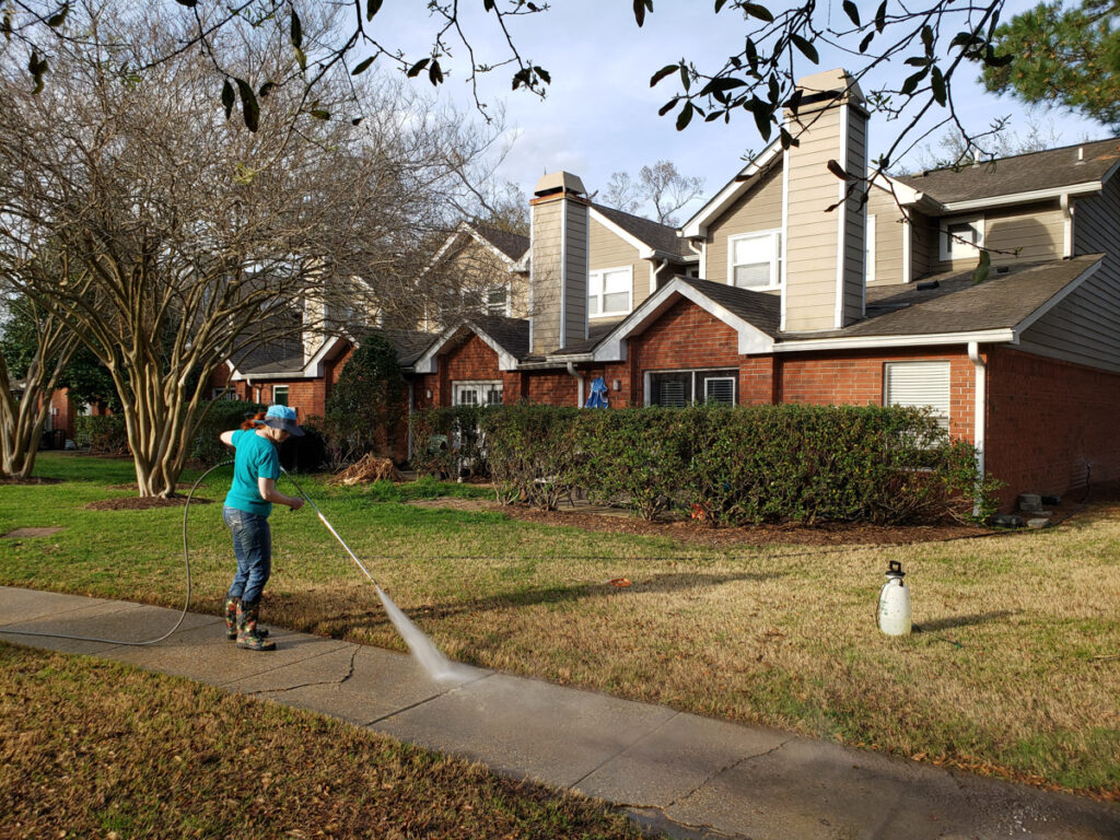 Pressure Washing Prior To Painting Concrete Floors